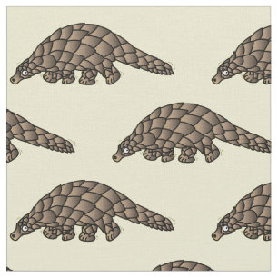 Cute Pangolins Kids Cartoon Fabric