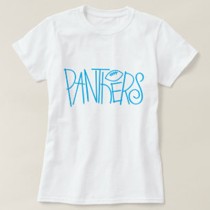 Cute Panthers Football Youth Team Rec League Mum T-Shirt