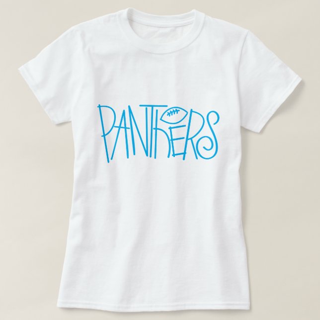 Cute Panthers Football Youth Team Rec League Mum T-Shirt (Design Front)
