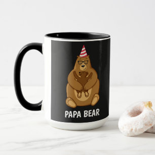 Cute Papa Bear Fathers Day Gift Speciality Mug