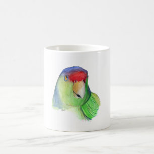 cute parakeet mug