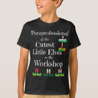 Cute Paraprofessional Teacher Christmas Elves Work