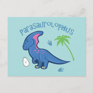 Cute Parasaurolophus Postcard