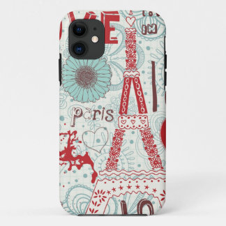 Cute Paris I Phone case. iPhone 11 Case