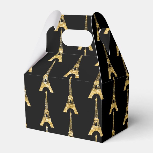 cute Paris tower party Favour Box (Front Side)