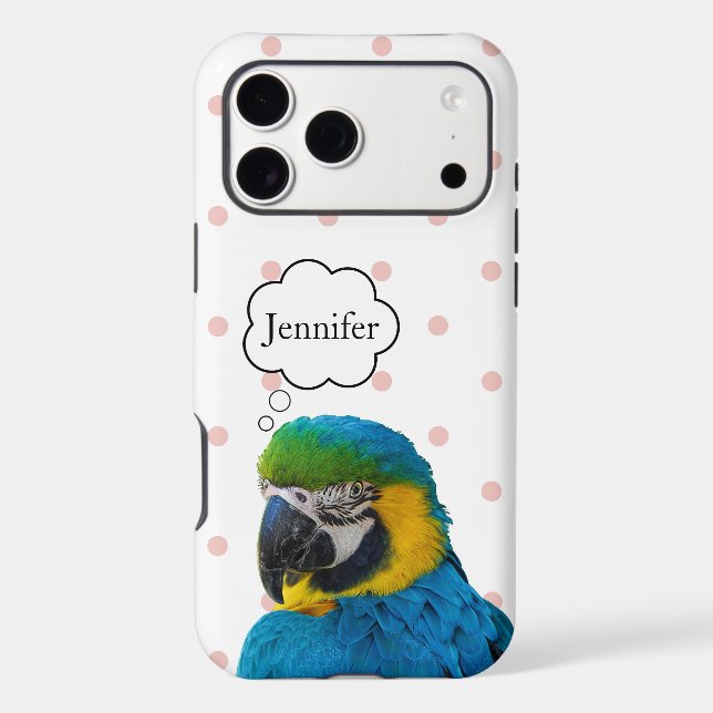 Cute Parrot Bird iPhone / iPad case (Back)