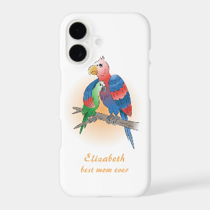 Cute Parrots Happy Mother's Day