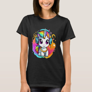 Cute Party Unicorn EDM Festival Rave T-Shirt