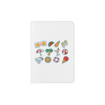 Cute passport cover - Beach Holiday