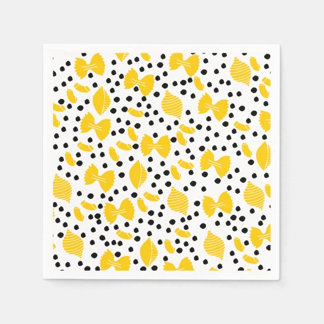 Cute Pasta Paper Napkins (Front)