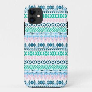Cute pastel art patterns iPhone 11 case