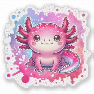 Cute Pastel Axolotls New Designs Vinyl  St