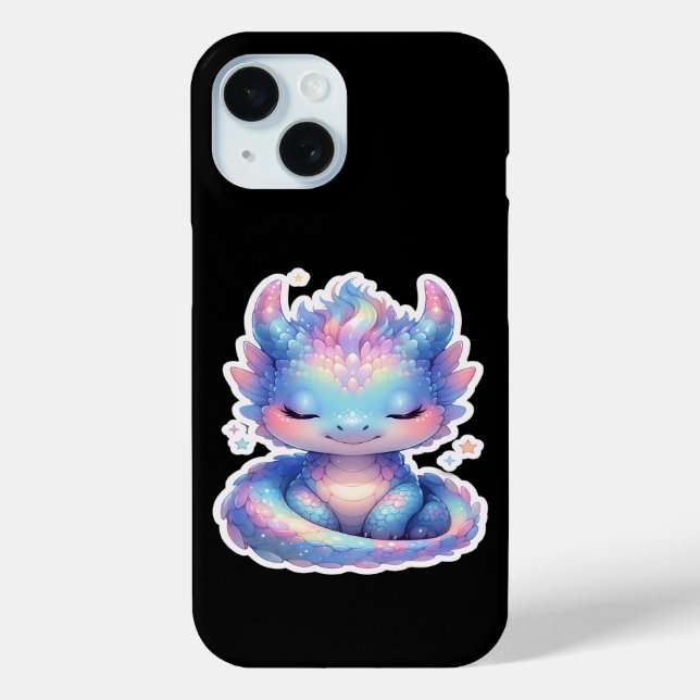 Cute Pastel Baby Dragon  Case-Mate iPhone Case (Back)