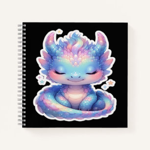 Cute Pastel Baby Dragon Notebook