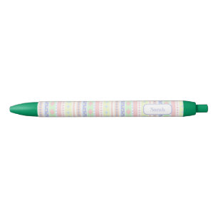 Cute Pastel Baby Print Black Ink Pen