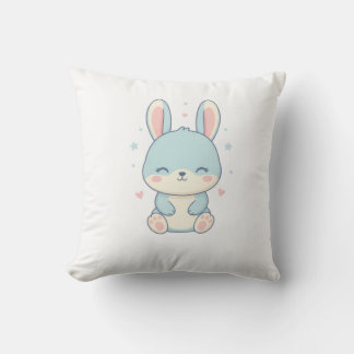 Cute Pastel Bunny Baby Onesie Cushion