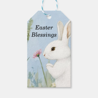 Cute Pastel Bunny Easter Gift Tags