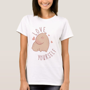Cute pastel capybara   T-Shirt