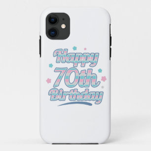 Cute Pastel Celebrating the 70th birthday iPhone 11 Case