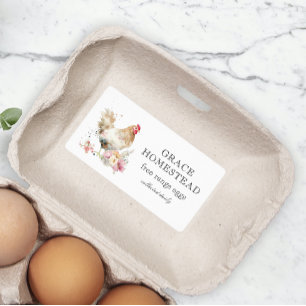 Cute Pastel Chicken Farm Egg Carton