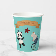 Cute Pastel Circus Animal Birthday