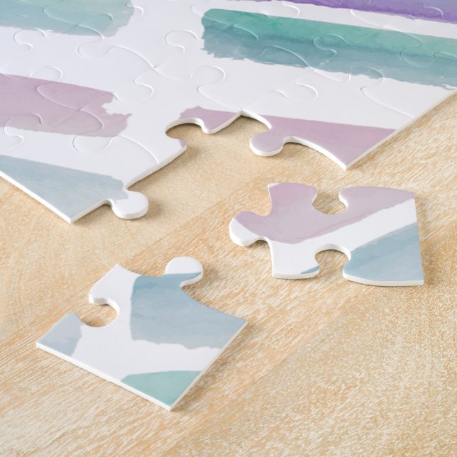 Cute Pastel Colors Puzzles  (Side)