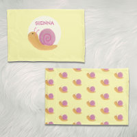Cute Pastel colour Snail Pattern Personalised kids