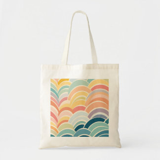 Cute Pastel Colourful Absract Art Tote Bag