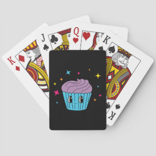 Cute Pastel Cupcake Playing Cards