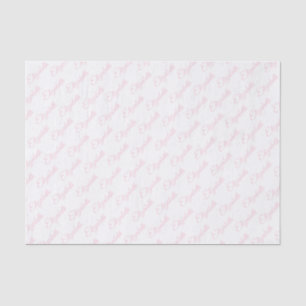 Cute pastel elephants tissue paper