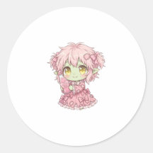 Cute Pastel Feral Ghoul Girl T-Shirt - Kawaii Pink
