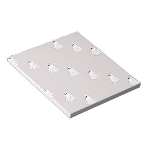 Cute Pastel Ghost Pattern Notepad
