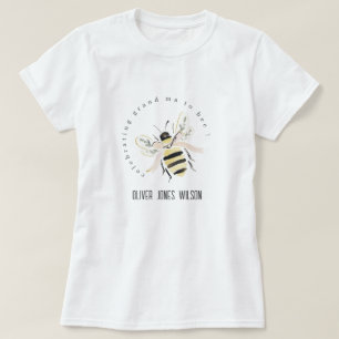 Cute Pastel Grand Ma To Bee Neutral Baby Shower T-Shirt