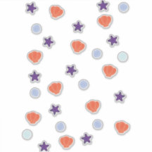 Cute Pastel Halloween Ocean Seashells & Sea Stars