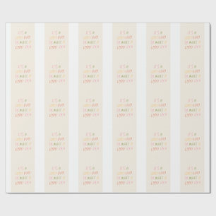 Cute Pastel Hand Lettering Motivational Quote Art Wrapping Paper