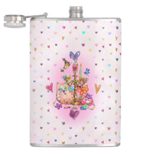 Cute Pastel Hip Flask