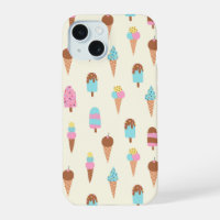 Cute Pastel Ice Cream Sweets Pattern