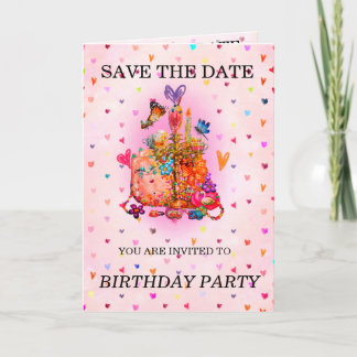 Cute Pastel Invitation