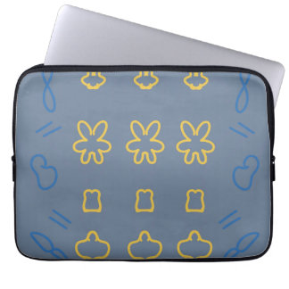 Cute Pastel Kawaii Aesthetic Minimalist Pattern Laptop Sleeve