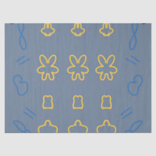 Cute Pastel Kawaii Aesthetic Minimalist Pattern Tissue Paper