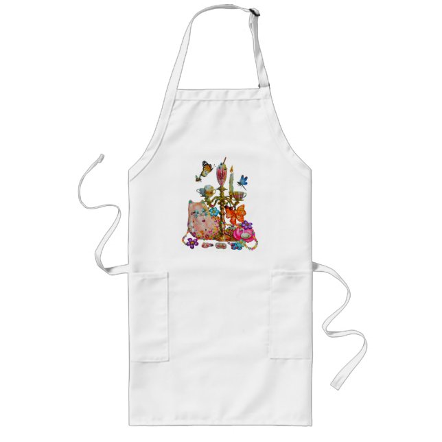 Cute Pastel Long Apron (Front)