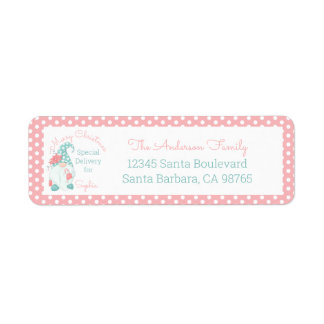Cute Pastel Merry Christmas Customised Name Gnome 