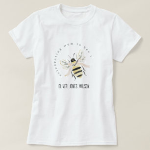Cute Pastel Mum To Bee Neutral Baby Shower T-Shirt