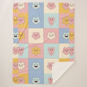 Cute Pastel Patchwork Blanket