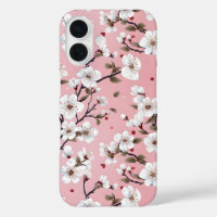 Cute Pastel Pink White Sakura Tree Branch Asian