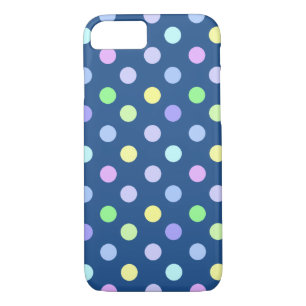 Cute Pastel Polka Dot Pattern iPhone 8/7 Case