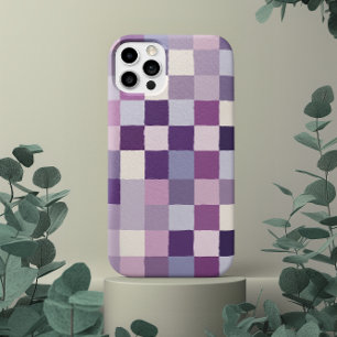 cute pastel purple lavender girly pattern checker