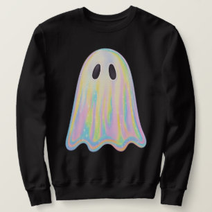 Cute Pastel Rainbow Ghost Aesthetic Spooky Sweatshirt