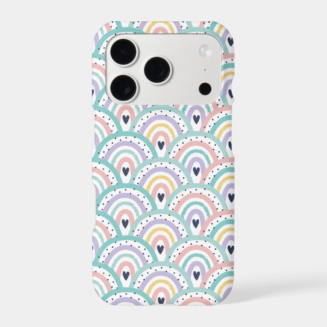 Cute Pastel Rainbow Pattern  (Back)