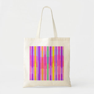 Cute Pastel Rainbow Stripes Tote Bag